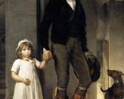 弗朗索瓦 热拉尔 : Jean Baptist Isabey Miniaturist With His Daughter